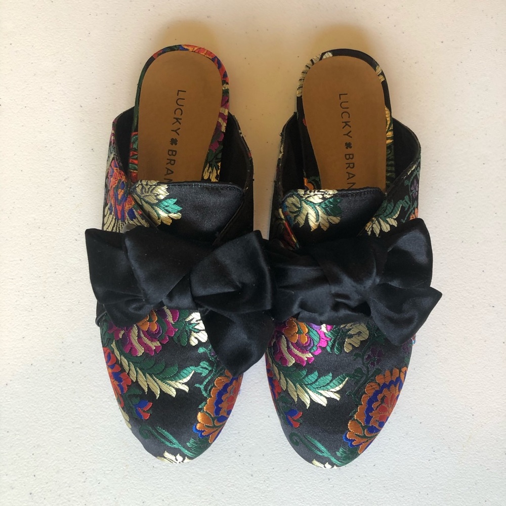 Lucky Brand Florean Bow Loafer Mule